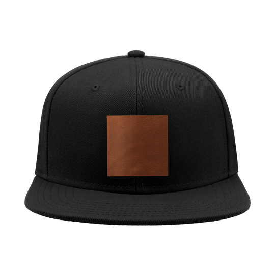 INDIVIDUAL Snapback Cap mit eigenem Logo (quadratisch)