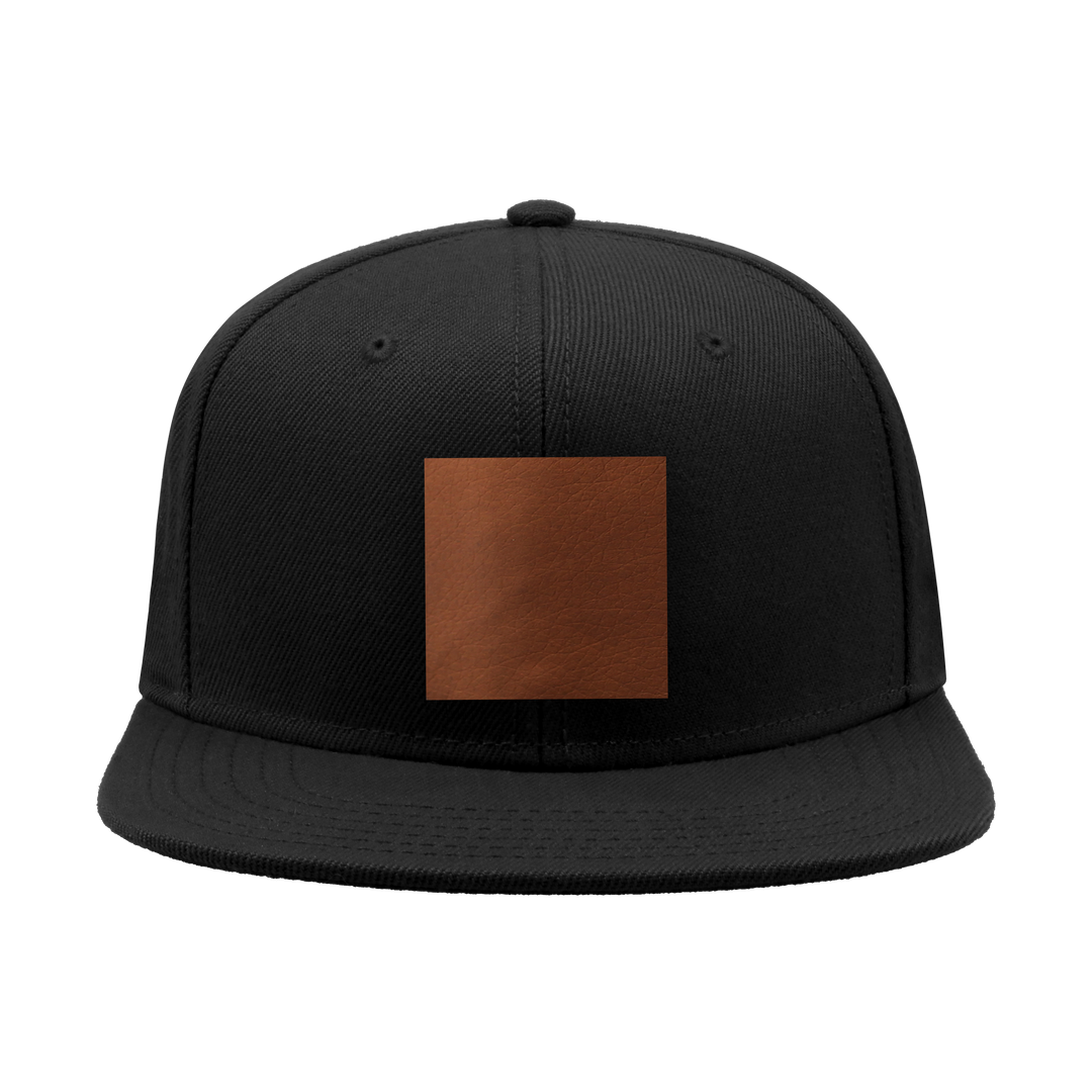 INDIVIDUAL Snapback Cap mit eigenem Logo (quadratisch)